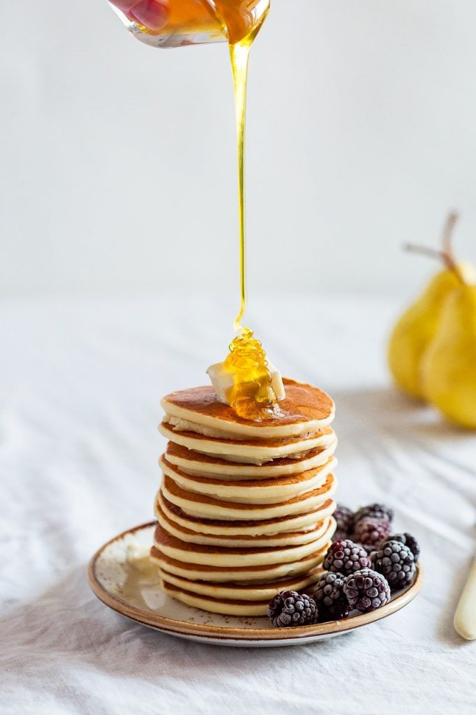 pancakes, breakfast, nutrition